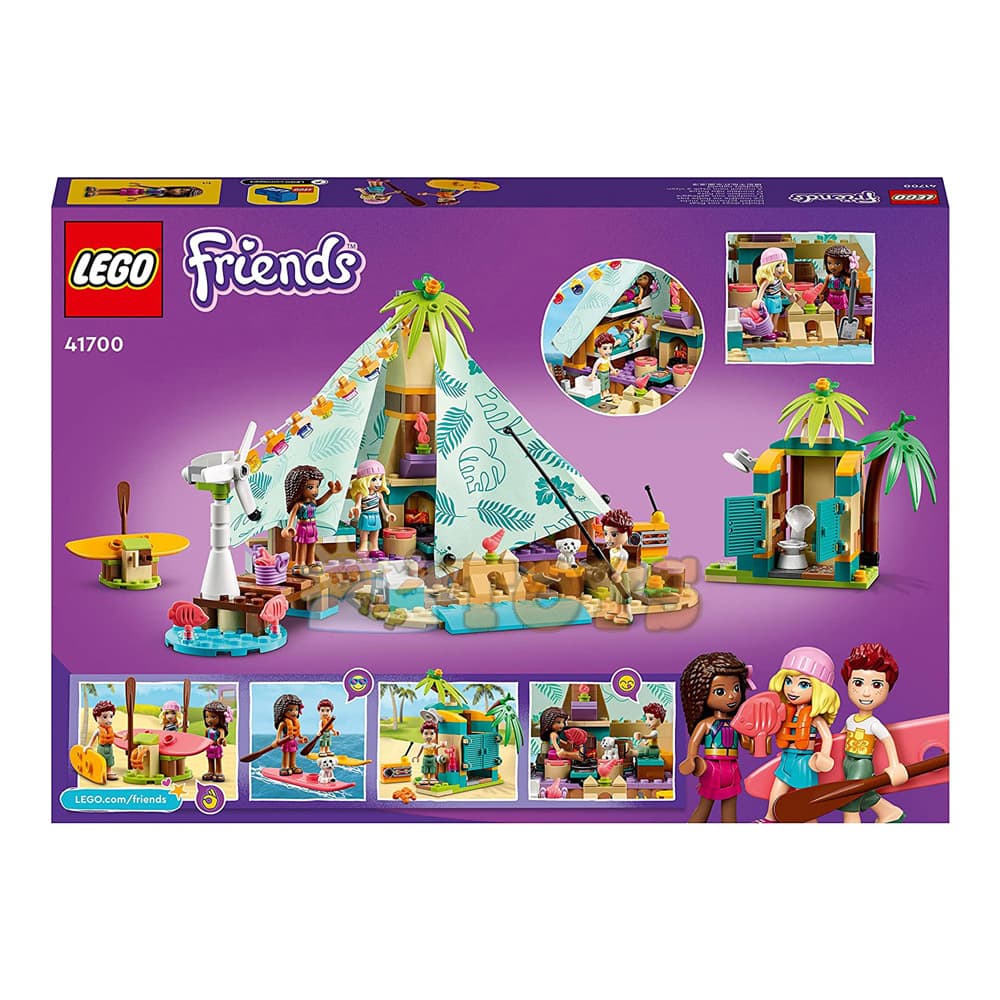 LEGO® Friends Tabără pe plajă 41700 - 380 piese