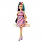 Păpușă Barbie cu păr lung și accesorii Totally Hair Hearts HCM90