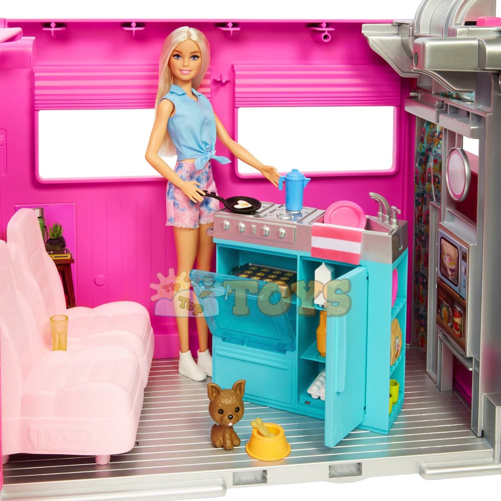 Set de joacă Barbie Rulota de vis cu tobogan gigant HCD46 - Mattel