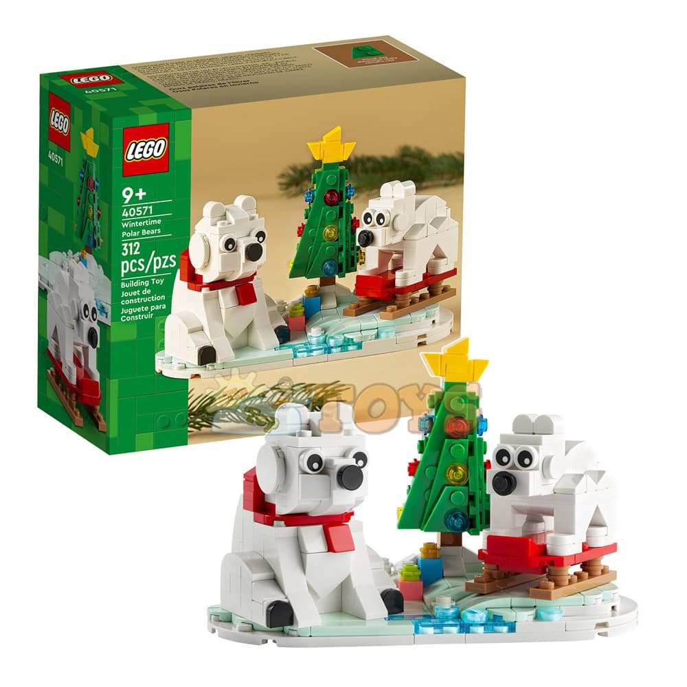 LEGO® Classic Iconic Urși polari iarna 40571 - 312 piese
