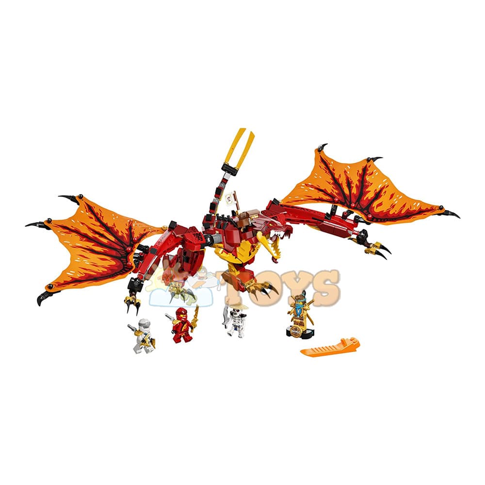 LEGO® Ninjago Atacul Dragonului de Foc 71753 - 563 piese