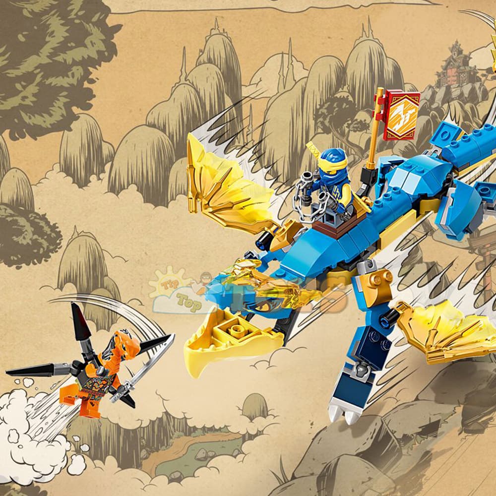 LEGO® Ninjago Dragonul Tunet EVO al lui Jay 71760 - 140 piese