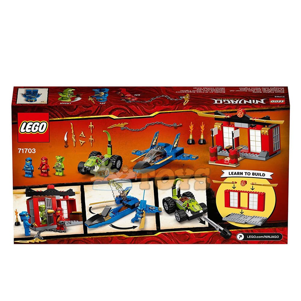 LEGO® Ninjago Întrecere cu avionul de luptă 71703 - 165 piese
