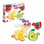 Clementoni Puzzle bebe 4în1 Fructe și legume 20815