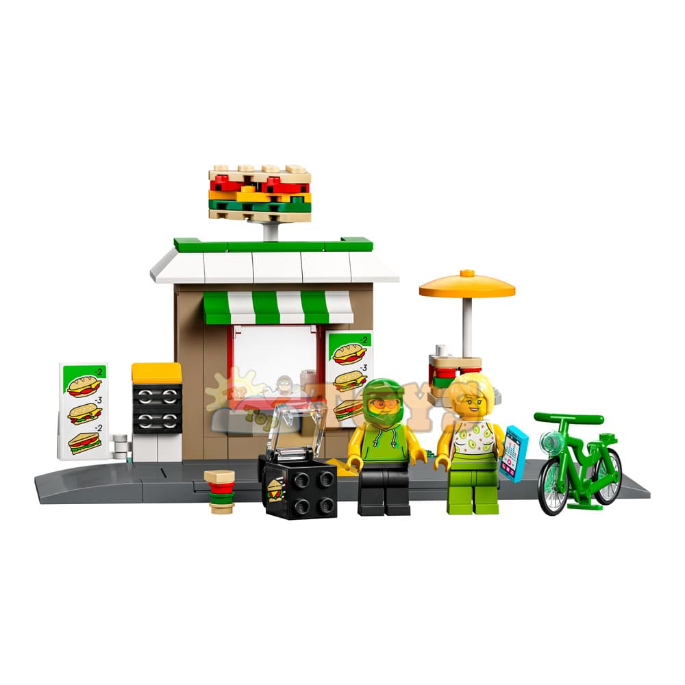 LEGO® City Sandwich Shop 40578 - 110 piese Magazin de sandviciuri