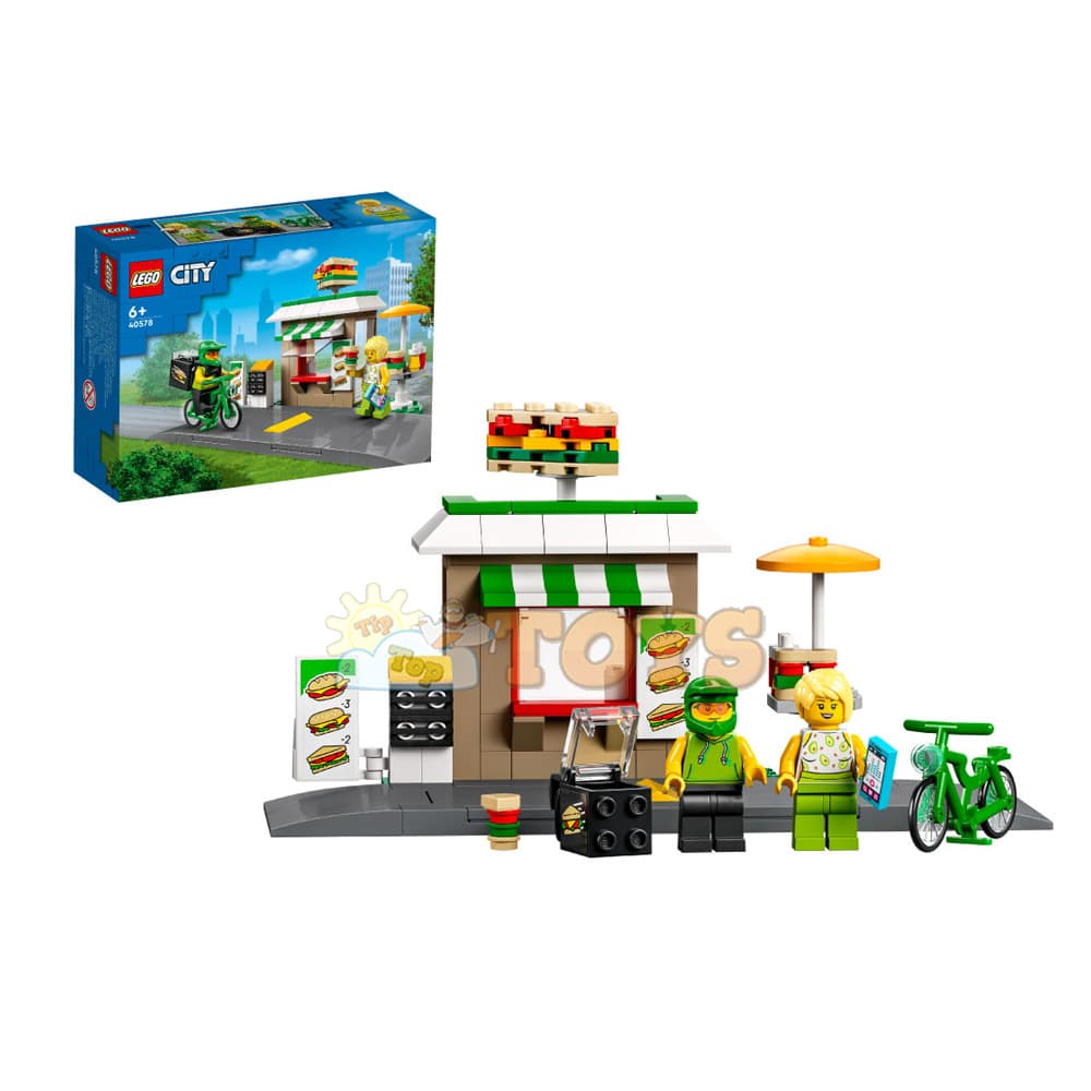 LEGO® City Sandwich Shop 40578 - 110 piese Magazin de sandviciuri