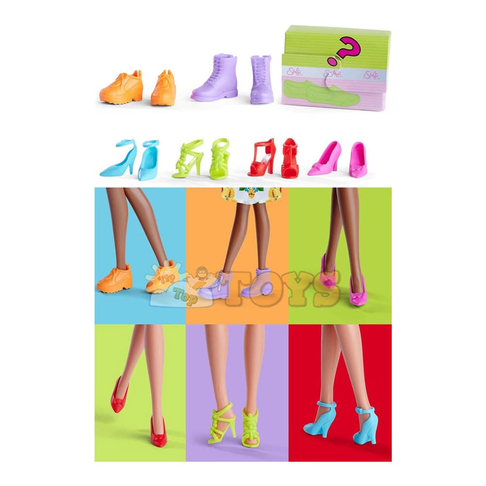 Steffi LOVE Set 7 perechi pantofi pentru păpuși Shoe Fashion I