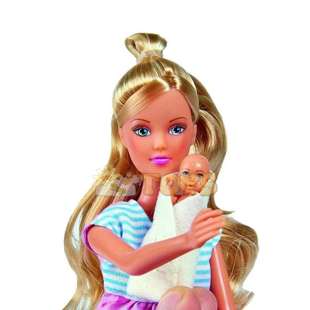 Steffi LOVE Păpușă Steffi însărcinată cu accesorii fetiță sau băiețel 