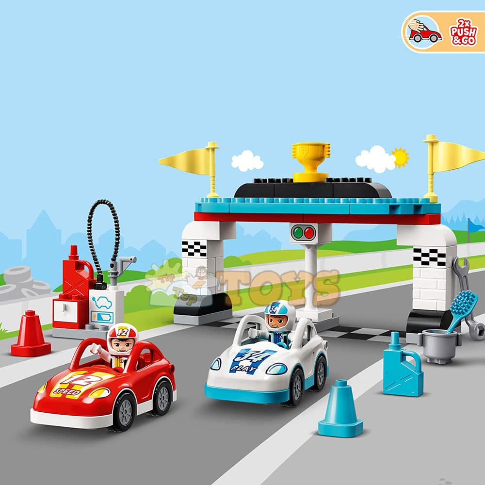LEGO® DUPLO Mașini de curse 10947 - 44 piese