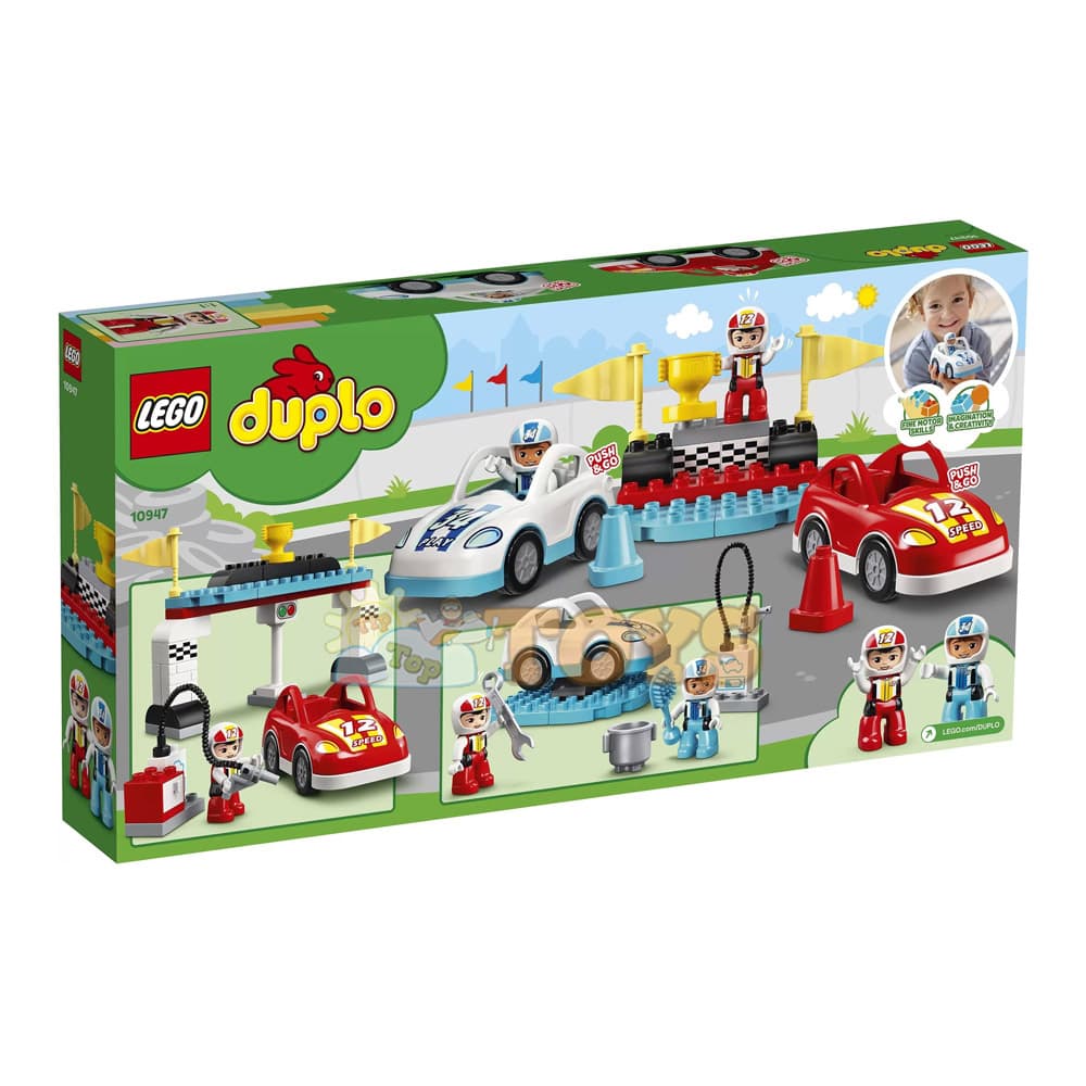 LEGO® DUPLO Mașini de curse 10947 - 44 piese