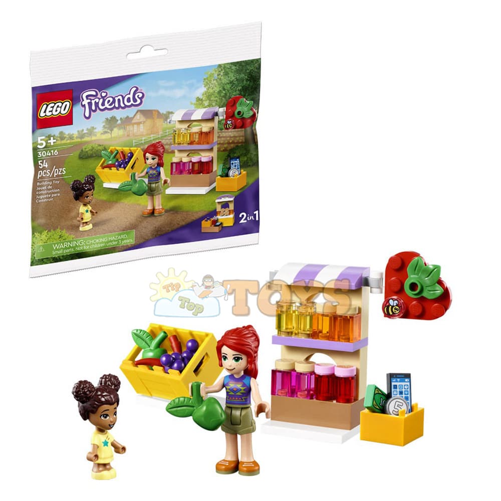 LEGO® Friends Mica piață organică 30416 - 54 piese