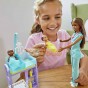 Set de joacă Barbie Doctor pediatru cu bebeluși gemeni GKH24 Mattel