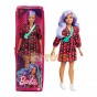 Păpușă Barbie Fashionistas #157 cu rochie în carouri GRB49 Mattel