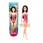 Păpușă Barbie la plajă în costum de baie cu imprimeuri GHW38