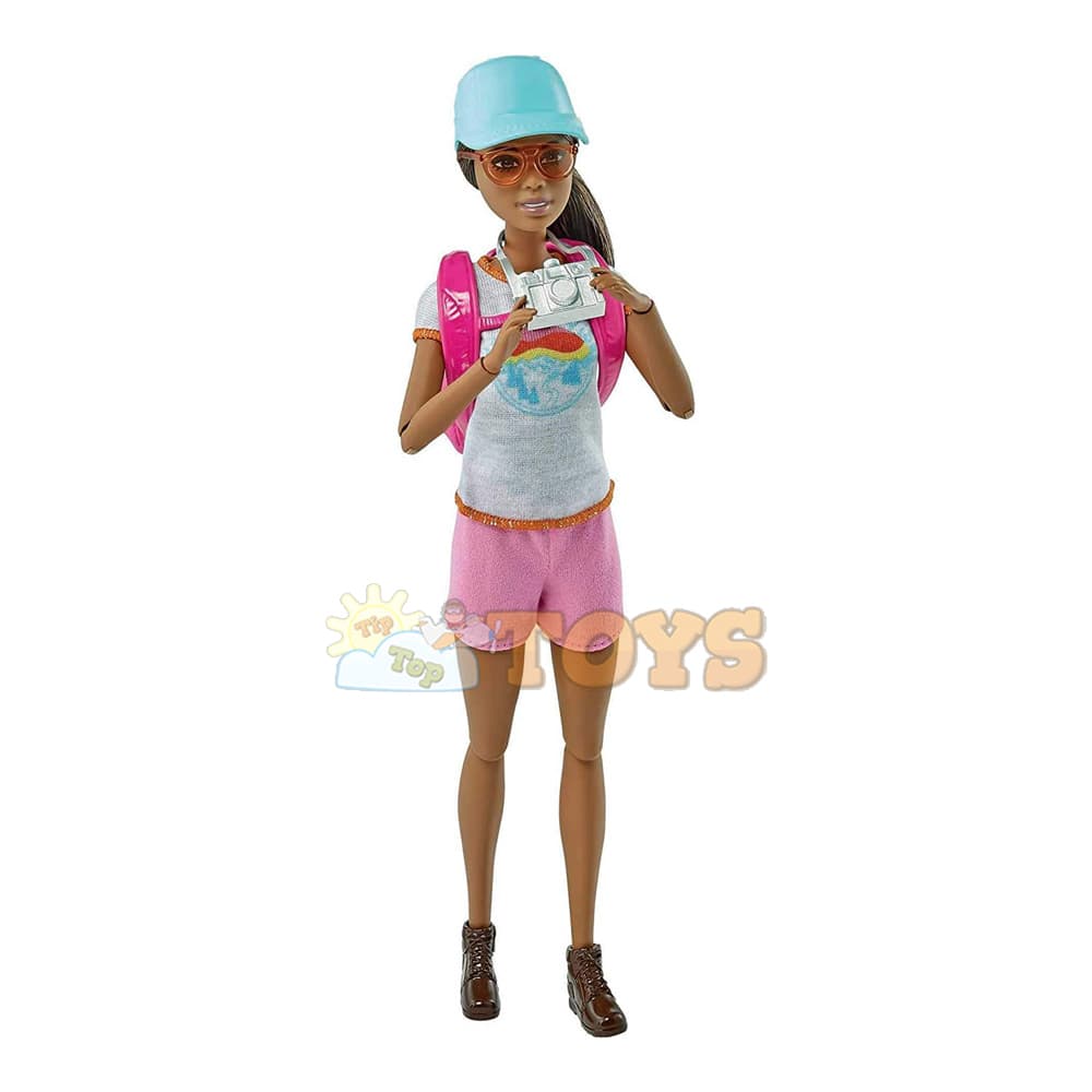 Set de joacă Barbie cu accesorii Wellness GRN66 Drumeție cu cățel
