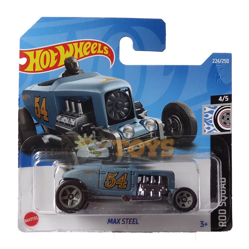 Hot Wheels Mașinuță metalică Max Steel HCT29 Rod Squad Mattel
