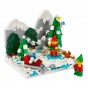 LEGO® Classic Iconic Peisaj de iarnă cu spiriduși 40564 - 372 piese