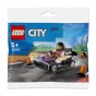 LEGO® City Mașina de curse Go-Kart 30589 - 39 piese