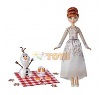 Păpușă Anna Disney Frozen II Set picnic cu Anna și Olaf F1583