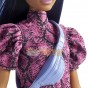 Păpușă Barbie Fashionistas #143 Model în rochie roz GXY99 Mattel