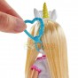 Set de joacă Barbie Chelsea Club păpușă cu cățeluș unicorn GHV70