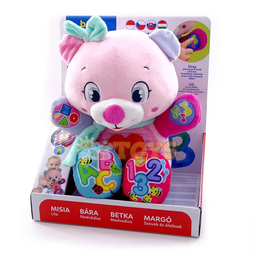 Clementoni Baby Jucărie interactivă Ursuleț limba maghiară 50186