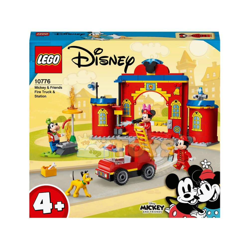 LEGO® Disney Mickey și prietenii Stația și camion de pompieri 10776