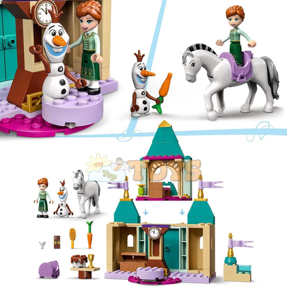 LEGO® Disney Distracție la castel cu Anna și Olaf 43204 - 108 piese