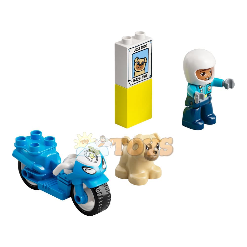 LEGO® Duplo Motocicleta de poliție 10967 - 40 piese