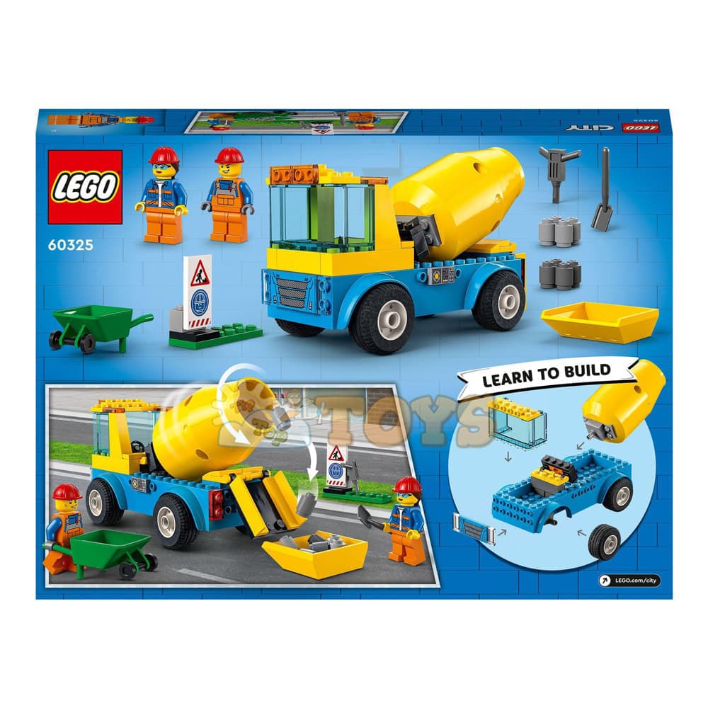 LEGO® City Betonieră 60325 - 85 piese