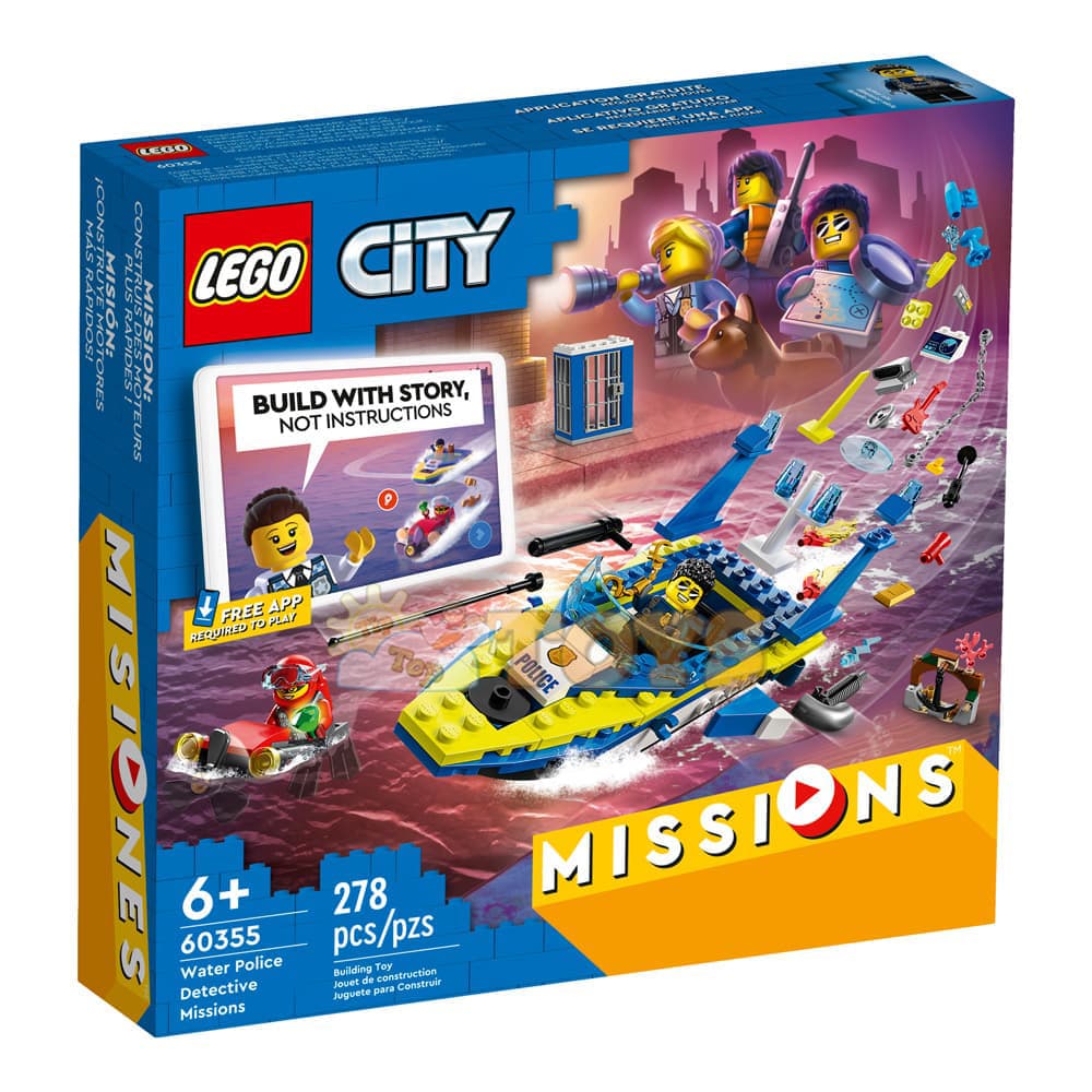 LEGO® City Misiuni acvatice ale poliției 60355 - 278 piese
