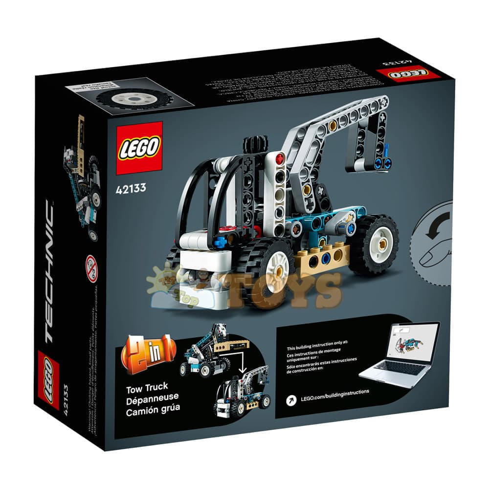 LEGO® Technic Stivuitor telescopic 42133 - 143 piese Telehandler