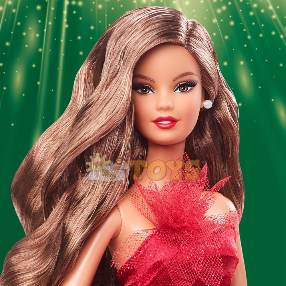 Păpușă Barbie Signature Holiday 2022 brunetă HBY05 Mattel