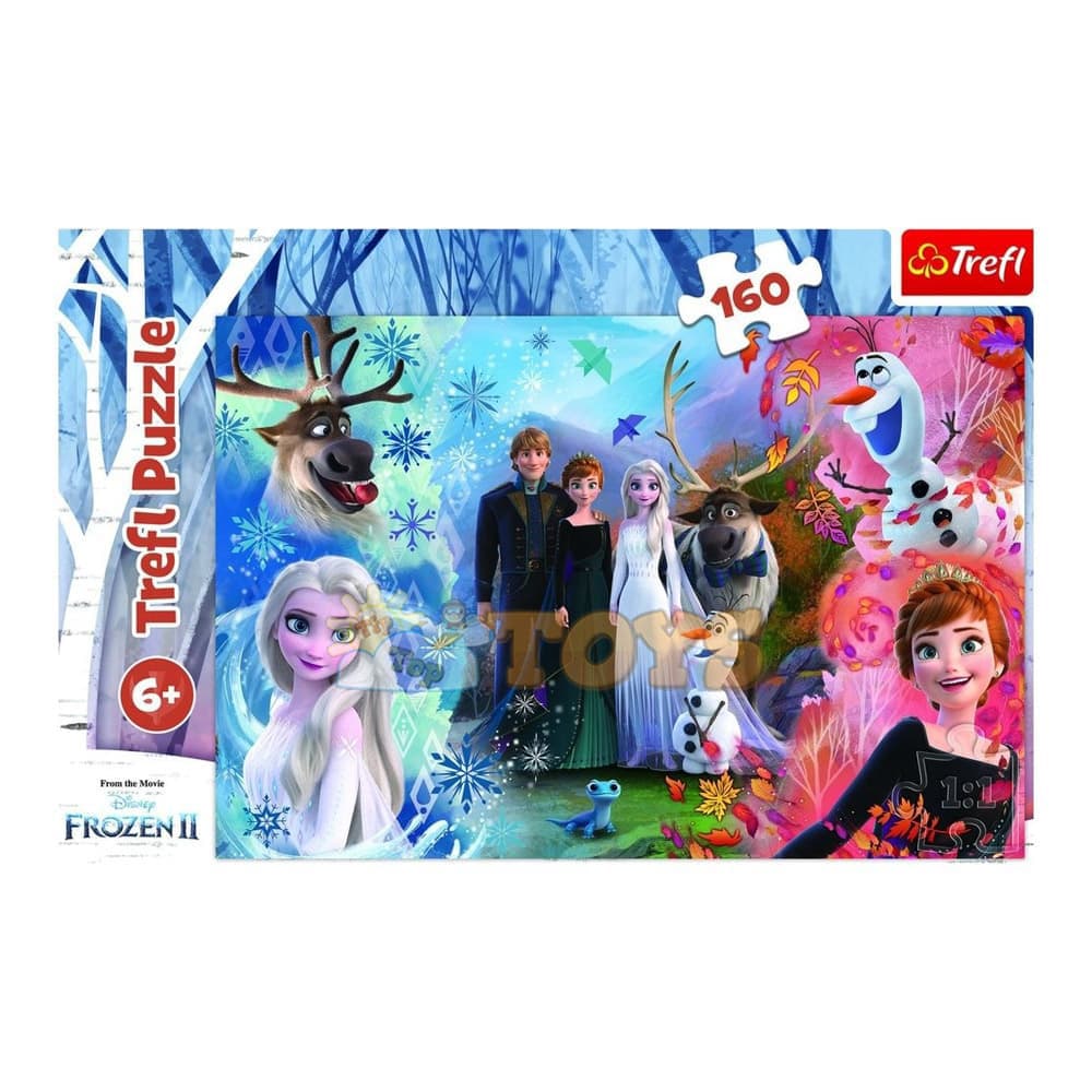 Trefl Puzzle Frozen 2 Lumea magică 100 piese - 16366