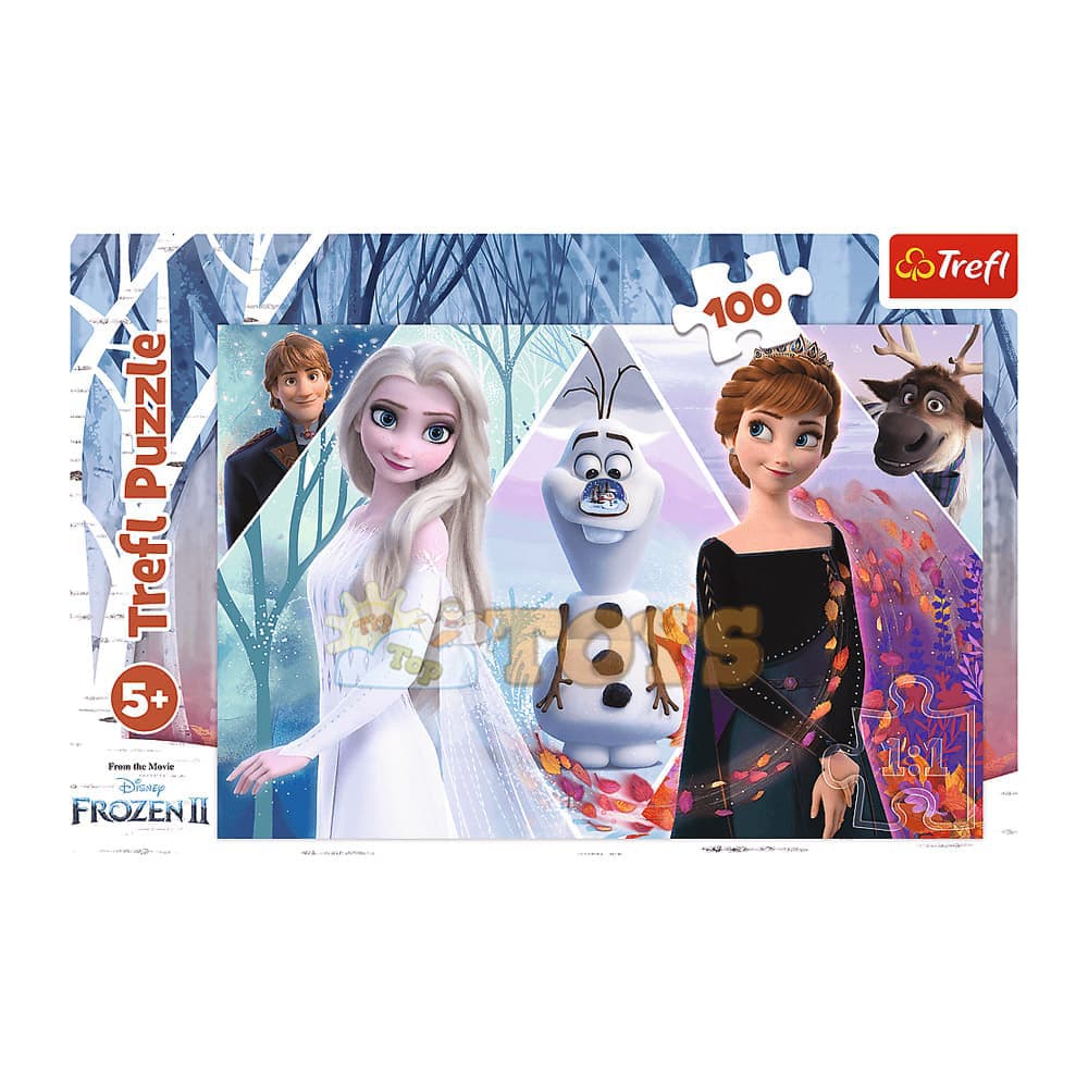 Trefl Puzzle Frozen 2 Țărâmul încântător 100 piese - 16418