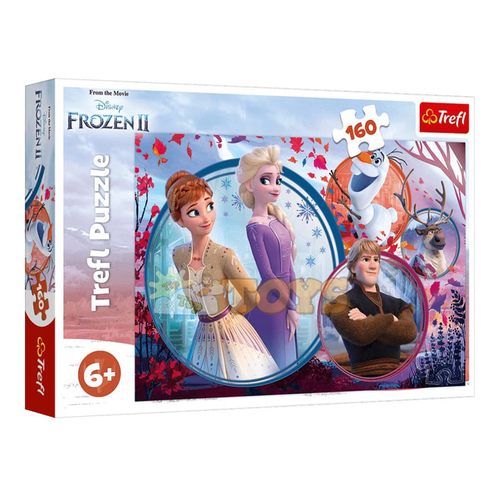 Trefl Puzzle Frozen 2 Aventura surorilor 160 piese - 15374