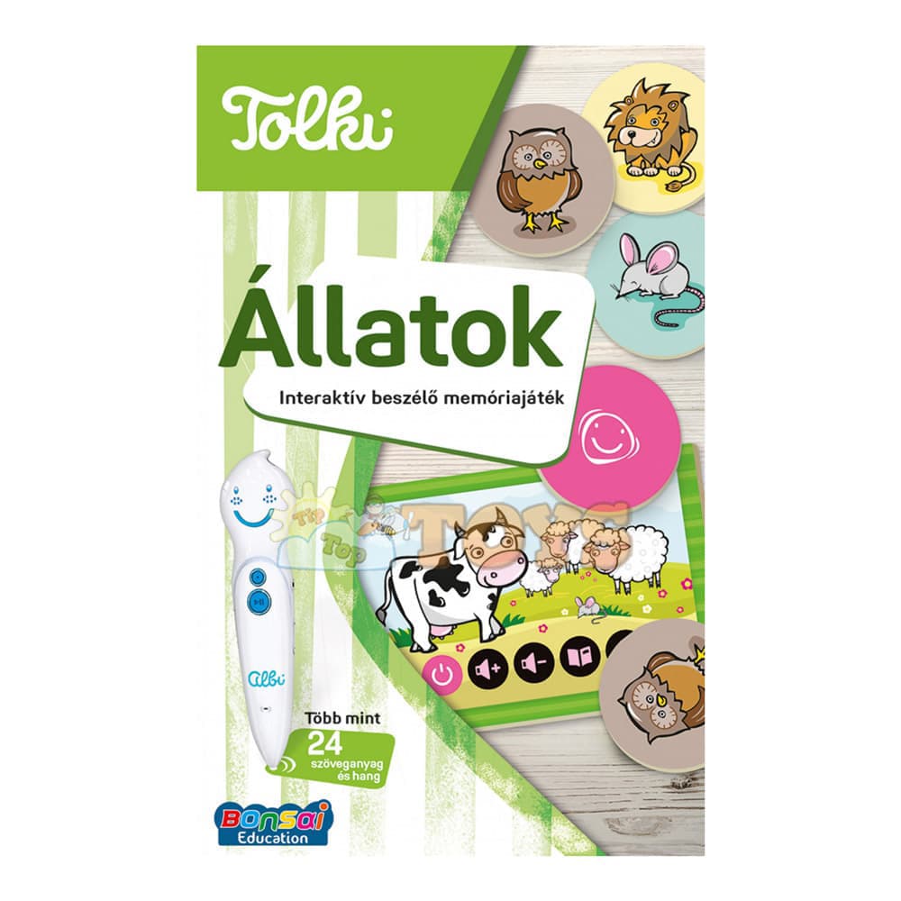 Tolki Carte audio interactivă Animale joc de memorie 22539 HU