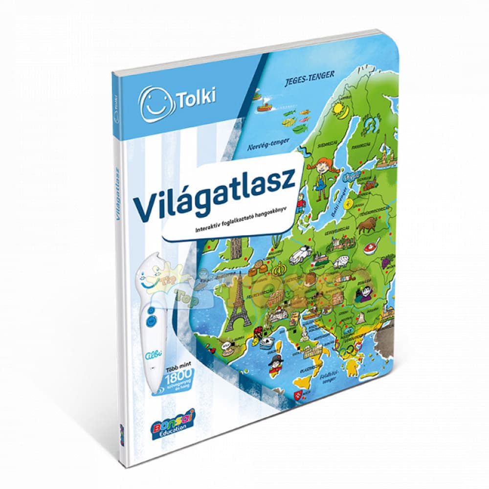 Tolki Carte audio interactivă Atlasul lumii 34532 limba maghiară