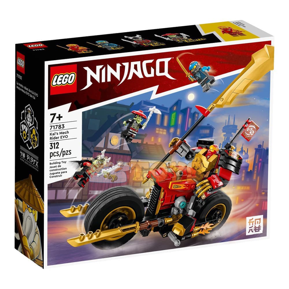 LEGO® Ninjago Motocicleta robot EVO a lui Kai 71783 - 312 piese