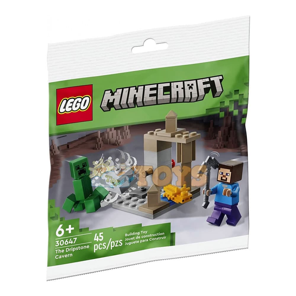 LEGO® Minecraft Grota cu stalactite 30647 - 45 piese
