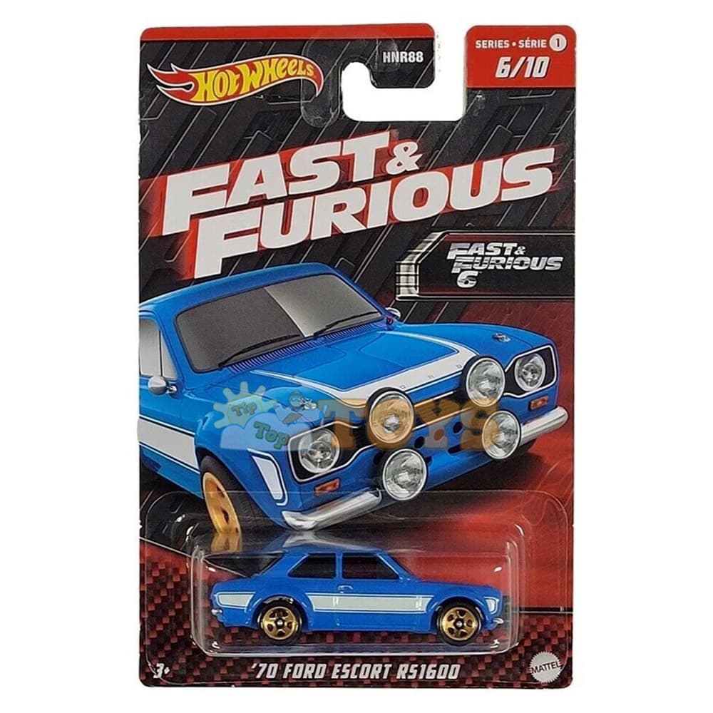 Hot Wheels Mașinuță Fast & Furious '70 Ford Escort RS1600 HNR96