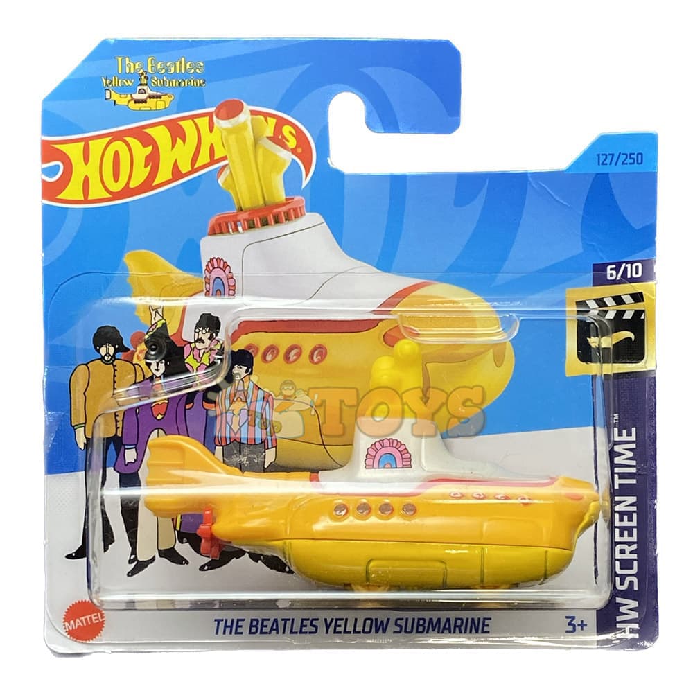 Hot Wheels Submarin metalic The Beatles Yellow Submarine HKH12