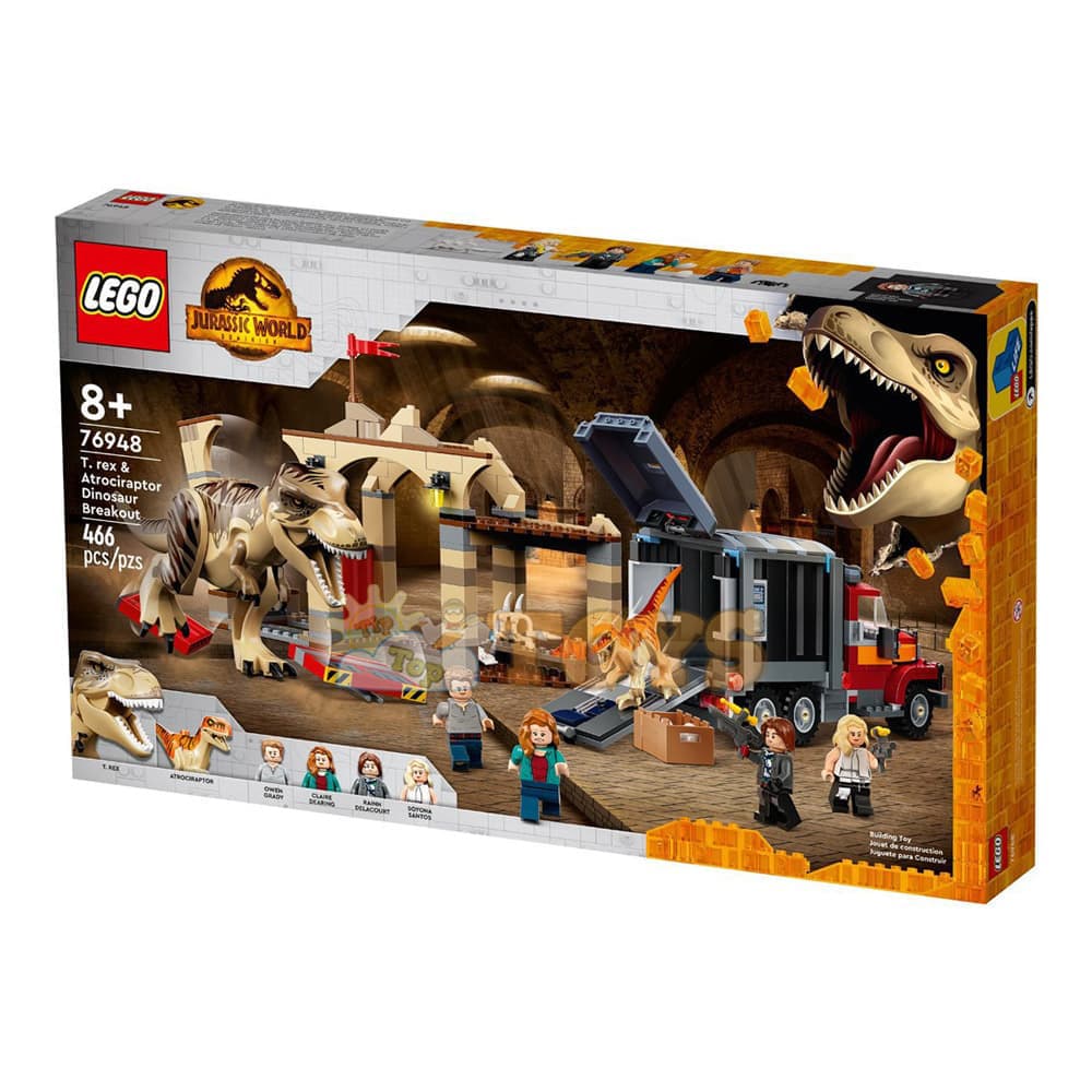 LEGO® Jurassic World Evadarea T.rex și Atrociraptor 76948 