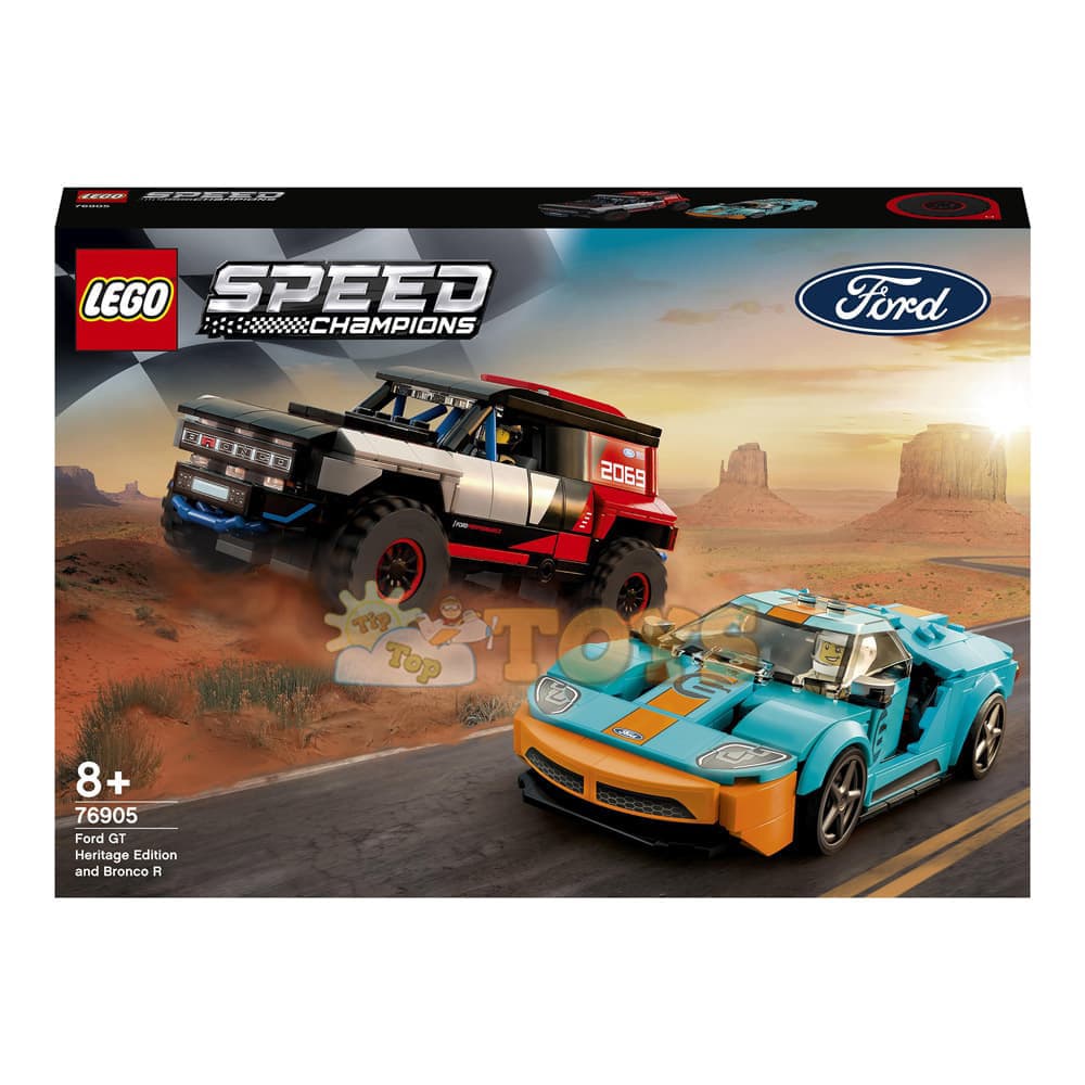 LEGO® Speed Champions Ford GT Heritage și Bronco R 76905