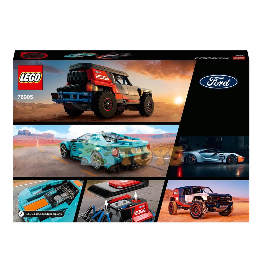 LEGO® Speed Champions Ford GT Heritage și Bronco R 76905