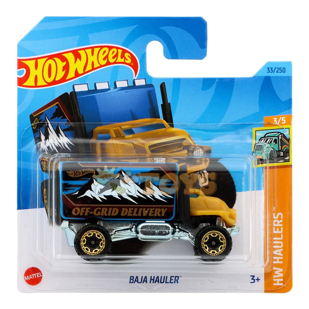 Hot Wheels Camion metalic Baja Hauler HKJ98 HW Haulers Mattel