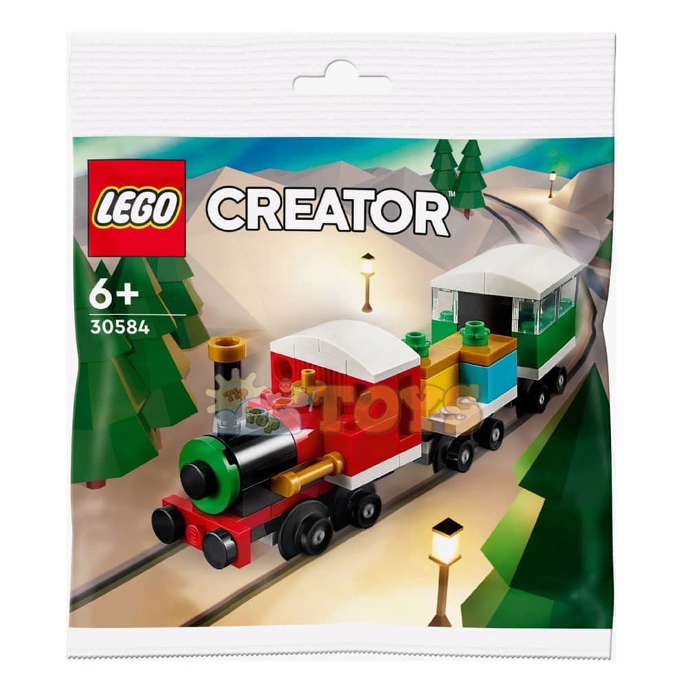 LEGO® Creator Trenul vacanței de iarnă 30584 - 73 piese