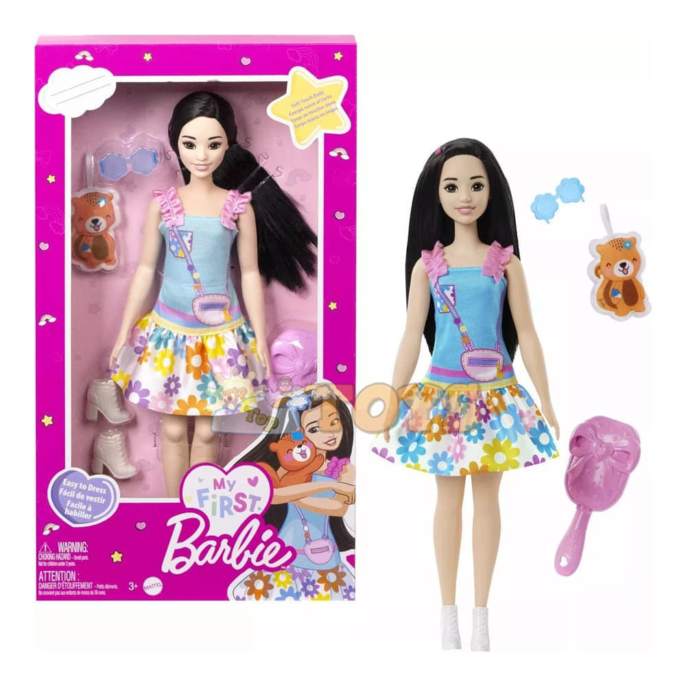 Păpușă Barbie My First Barbie Renee cu accesorii HLL22 Mattel