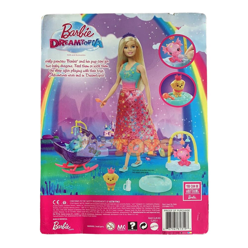 Set de joacă Barbie Dreamtopia Dragon Nursery GJK51 Mattel