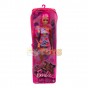 Păpușă Barbie Fashionistas cu păr roz și picior proteză HBV21 #189